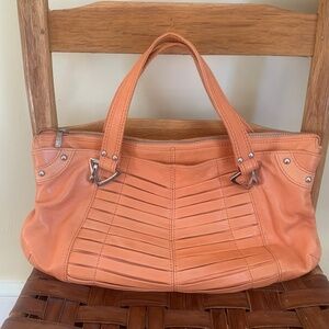 Junior Drake Buttery Soft Italian Pleated Leather Bag